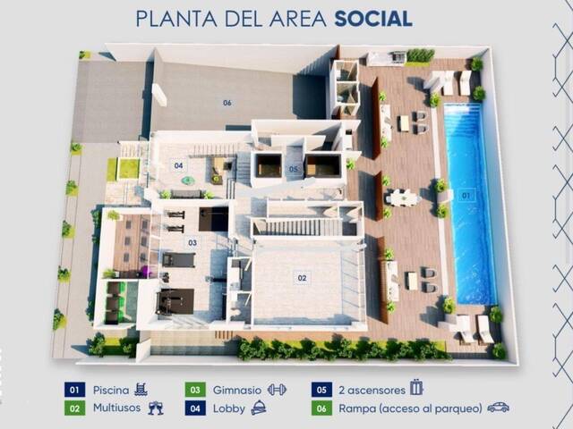 #EB-PY1323 - Apartamento para Venta en Santo Domingo - Santo Domingo - 3